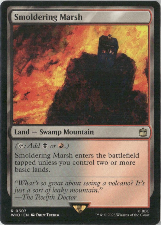 Scan Image | Smoldering Marsh - Universes Beyond: Doctor Who | [1C9A2CA3]