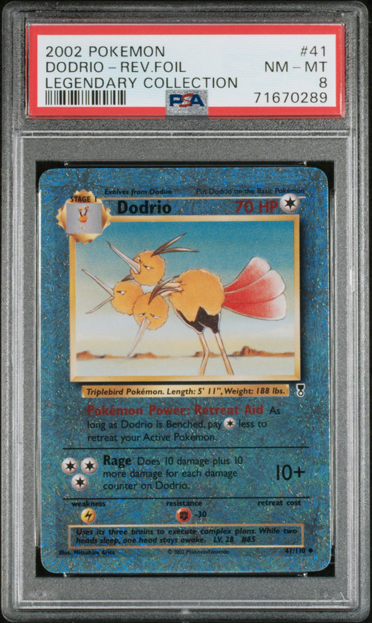 2002 Pokemon Legendary Collection Dodrio Rev.Foil 41