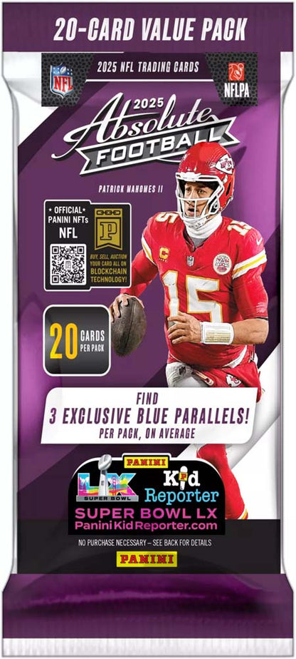 Panini NFL Absolute Football Fat Pack 2025