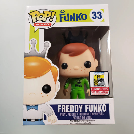 Freddy Funko - Freddy Funko Talladega Nights (Green)  2015 SDCC Exclusive POP! Vinyl #33