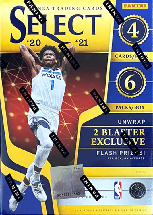 2020-21 Panini Select NBA Basketball Cards Blaster Box