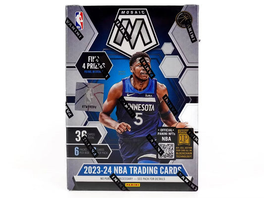 2023-24 Panini Mosaic Basketball Blaster Box Trading Cards