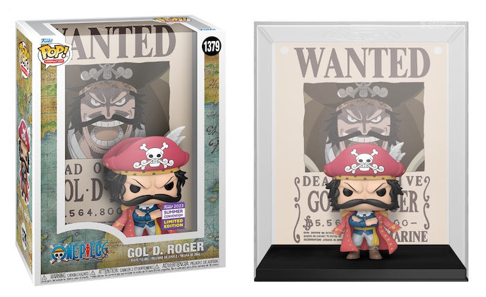 One Piece - Gol D. Roger (Wanted Poster) SDCC 2023 Summer Convention Exclusive Pop! Poster #1379