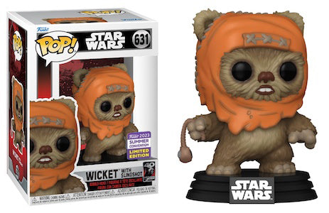 Star Wars Return of the Jedi - Wicket with Slingshot SDCC 2023 Summer Convention Exclusive Pop! Vinyl