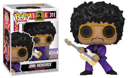 Jimi Hendrix - Purple Jimi Hendrix SDCC 2023 Summer Convention Exclusive Pop! Vinyl