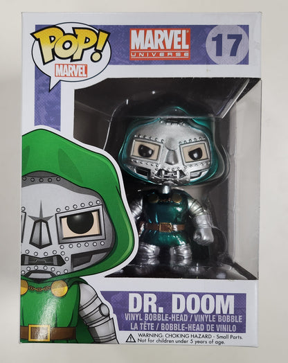 Dr. Doom Metallic - Marvel Universe POP! Vinyl #17