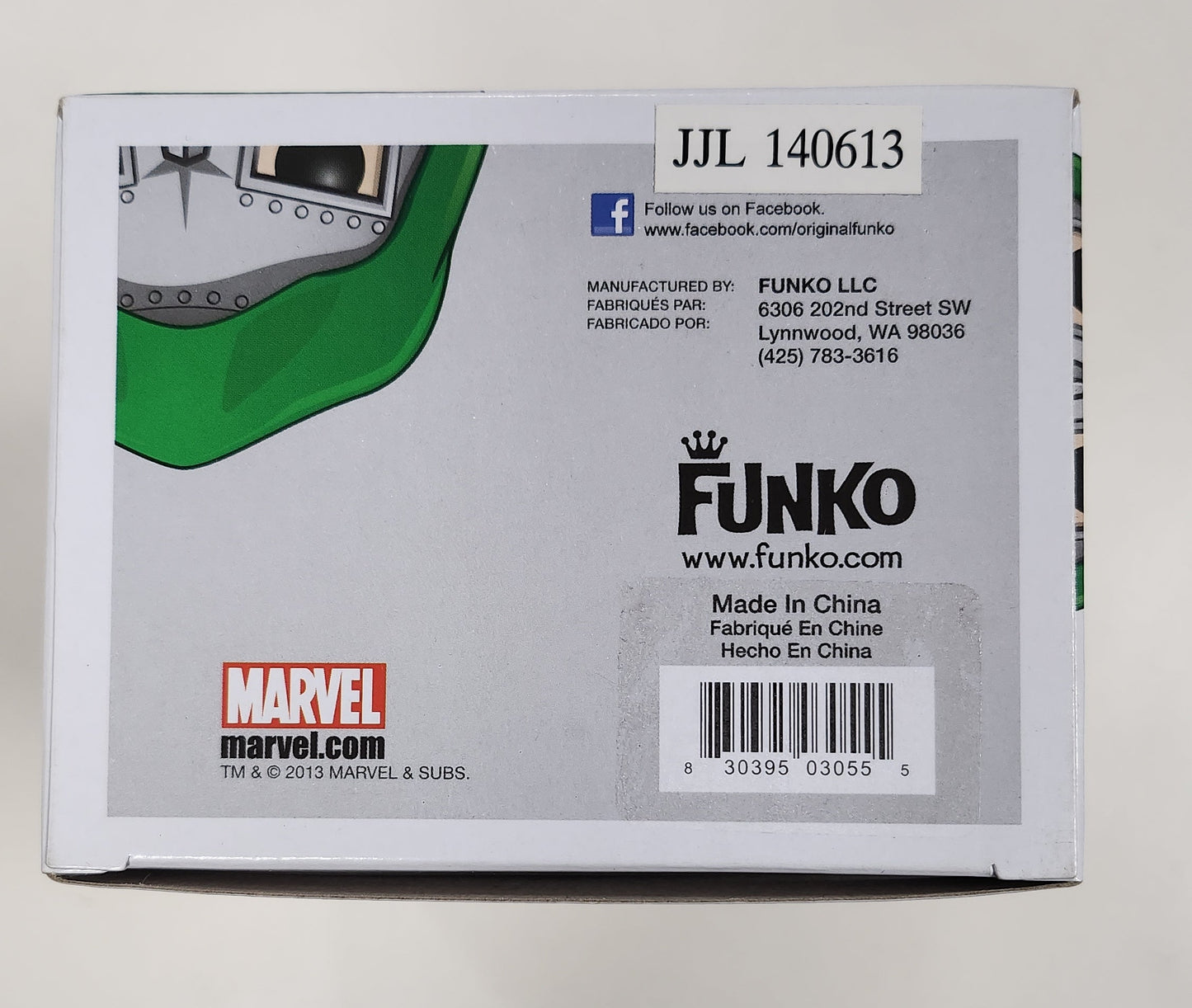 Dr. Doom Metallic - Marvel Universe POP! Vinyl #17