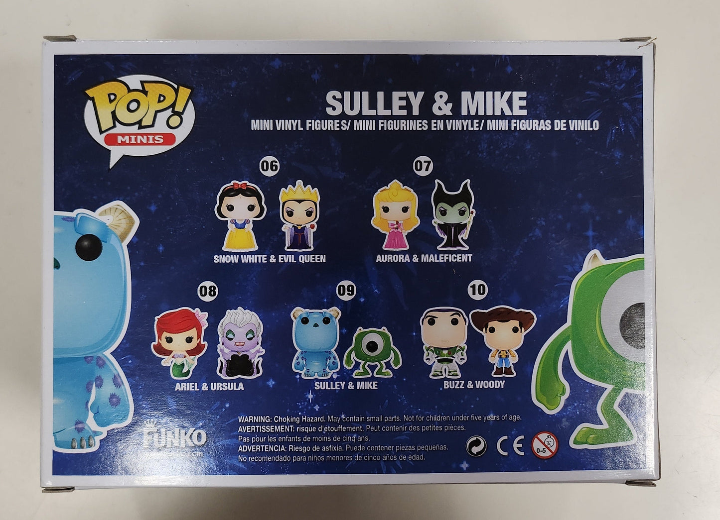 Disney Mini - Sulley & Mike Minis POP! Vinyls #09