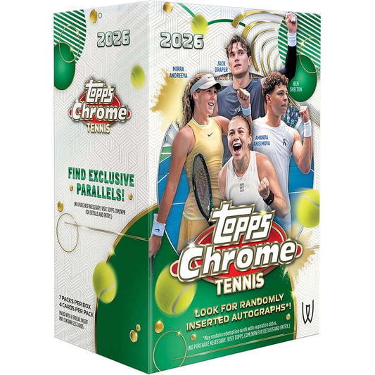 2026 Topps Chrome Tennis - Value Box