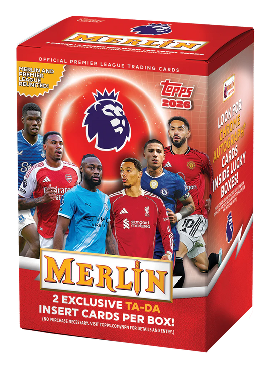 2026 Topps Merlin Premier League Value box