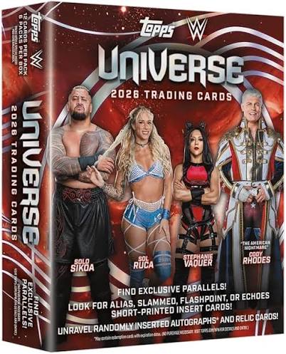 Topps 2026 Universe WWE Wrestling Mega Box