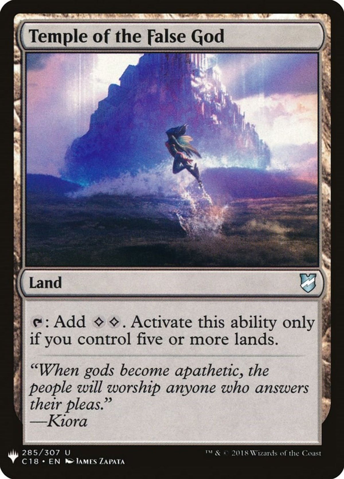 Temple of the False God (C18) - The List Reprints