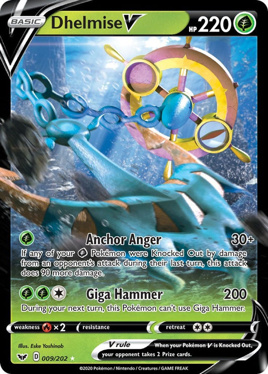 Dhelmise V - SWSH01: Sword & Shield Base Set