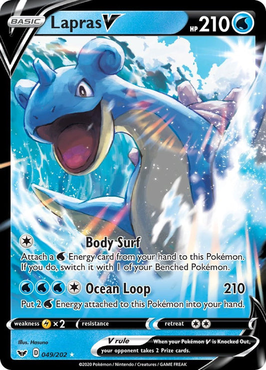 Lapras V - SWSH01: Sword & Shield Base Set