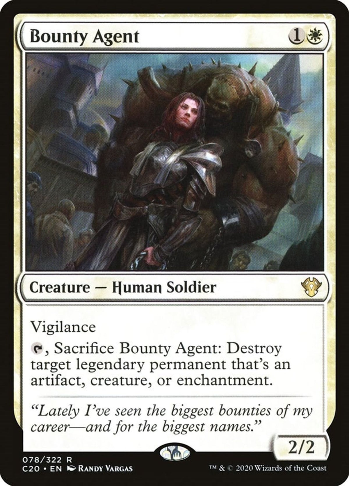 Bounty Agent - Commander 2020