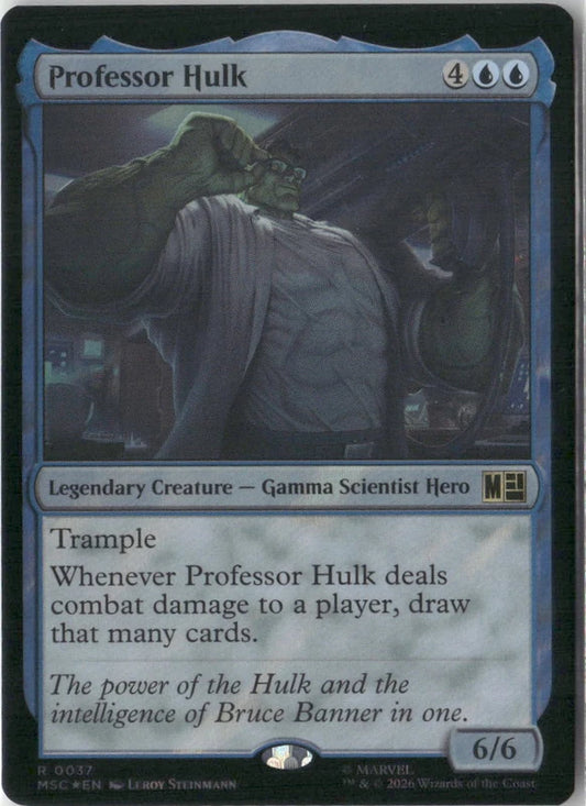 Scan Image | Professor Hulk (Surge Foil) - Commander: Marvel Super Heroes | [94593CCF]