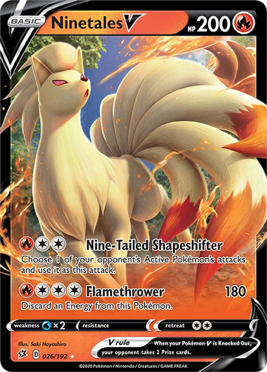 Ninetales V - SWSH02: Rebel Clash
