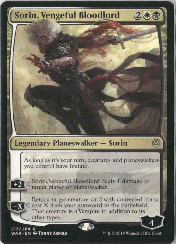 Scan Image | Sorin, Vengeful Bloodlord - War of the Spark | [7D958EA2]