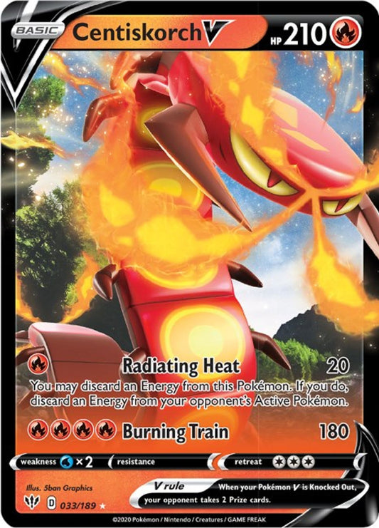 Centiskorch V - SWSH03: Darkness Ablaze
