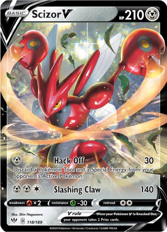 Scizor V - SWSH03: Darkness Ablaze