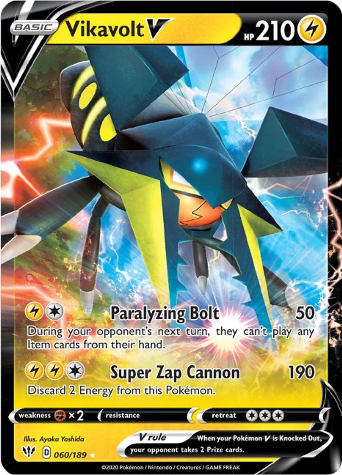 Vikavolt V - SWSH03: Darkness Ablaze