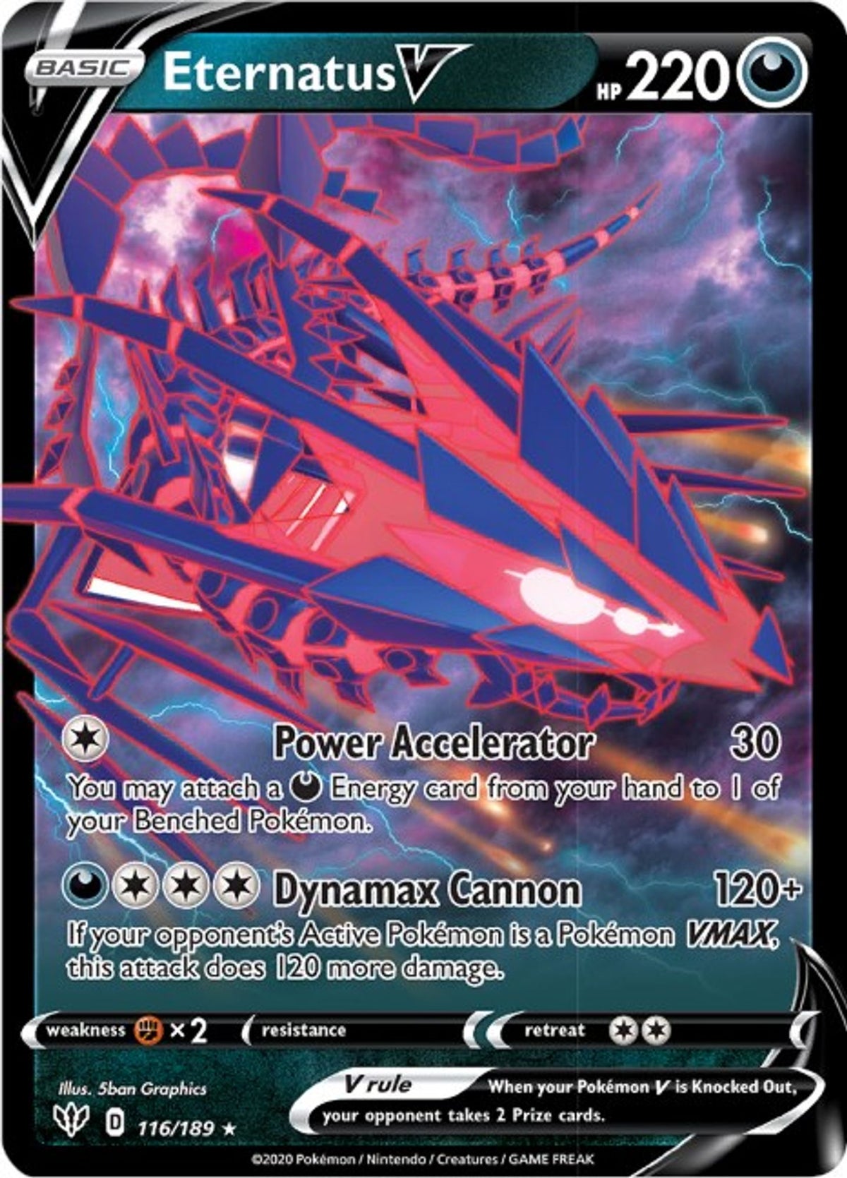 Eternatus V - SWSH03: Darkness Ablaze