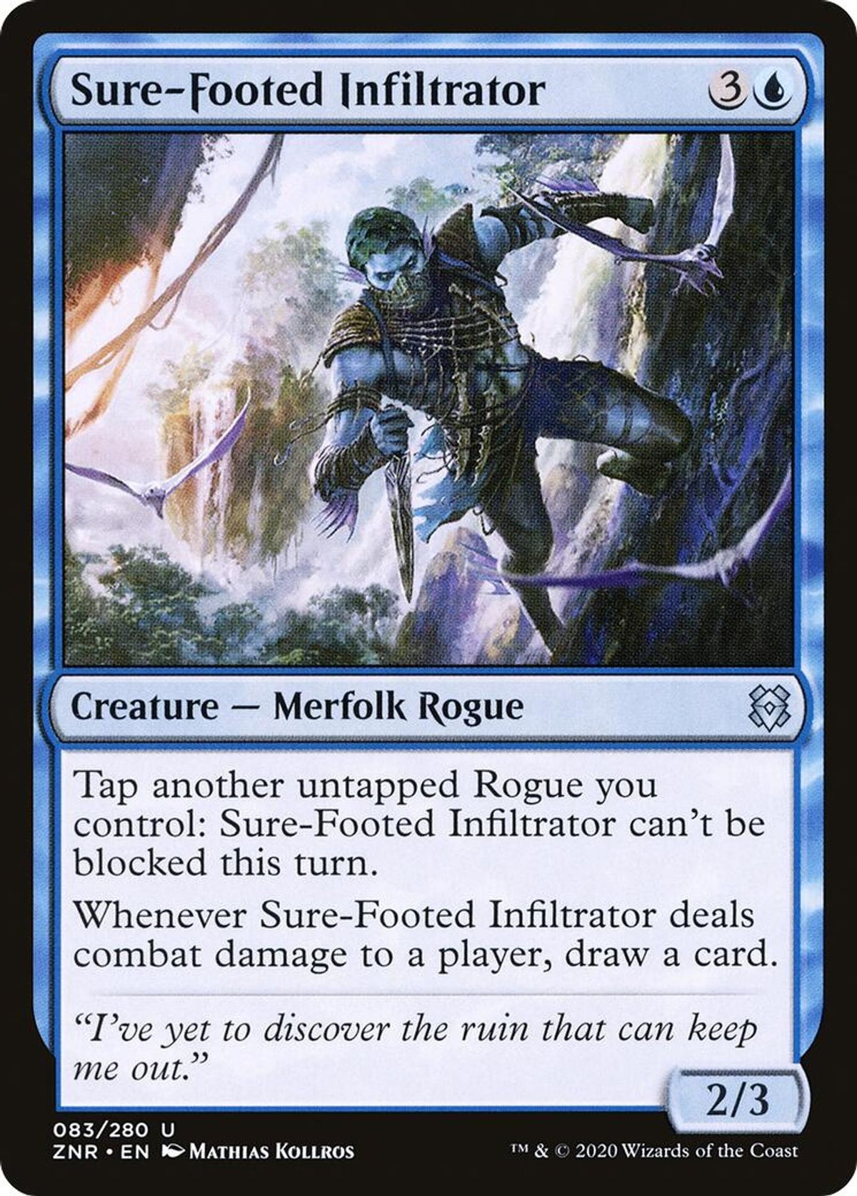 Sure-Footed Infiltrator - Zendikar Rising