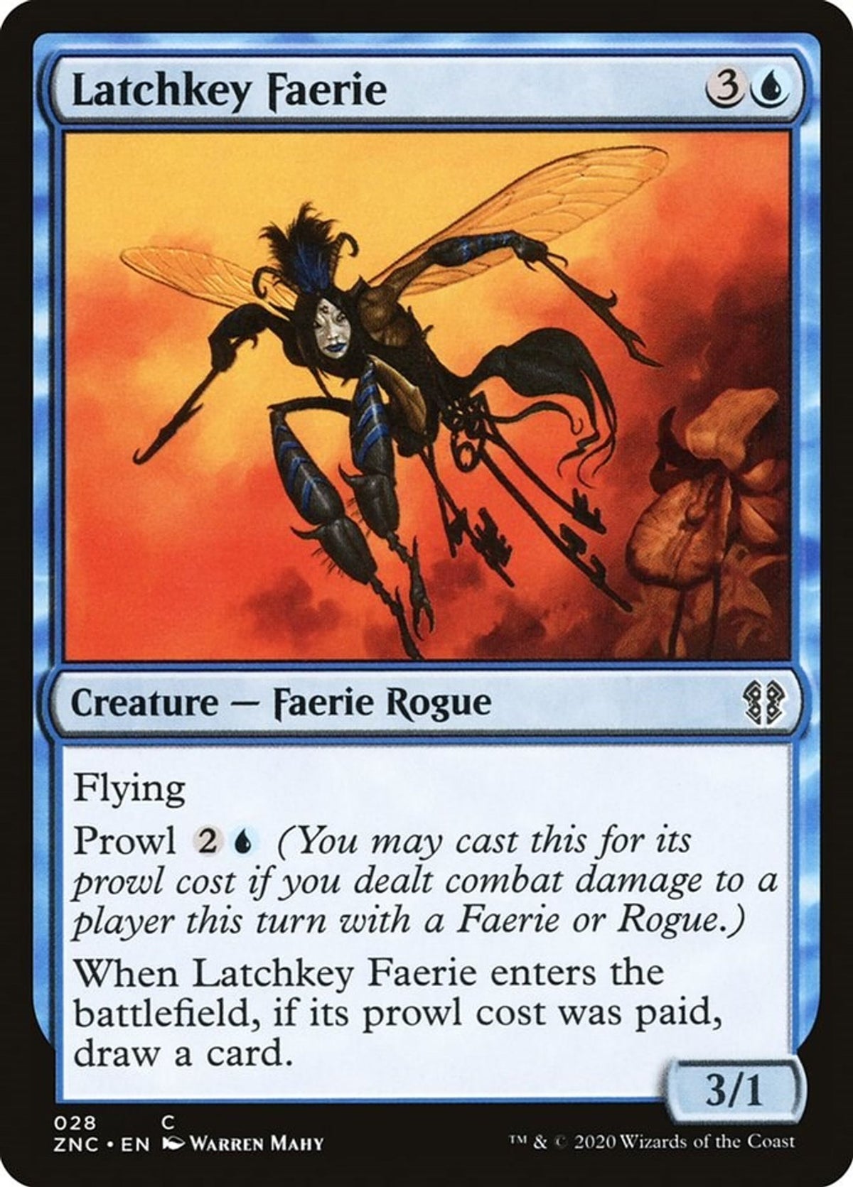 Latchkey Faerie - Commander: Zendikar Rising