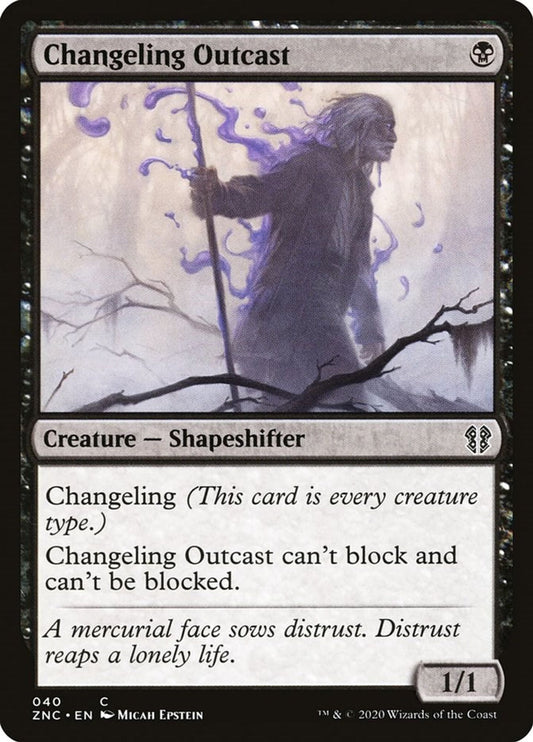 Changeling Outcast - Commander: Zendikar Rising