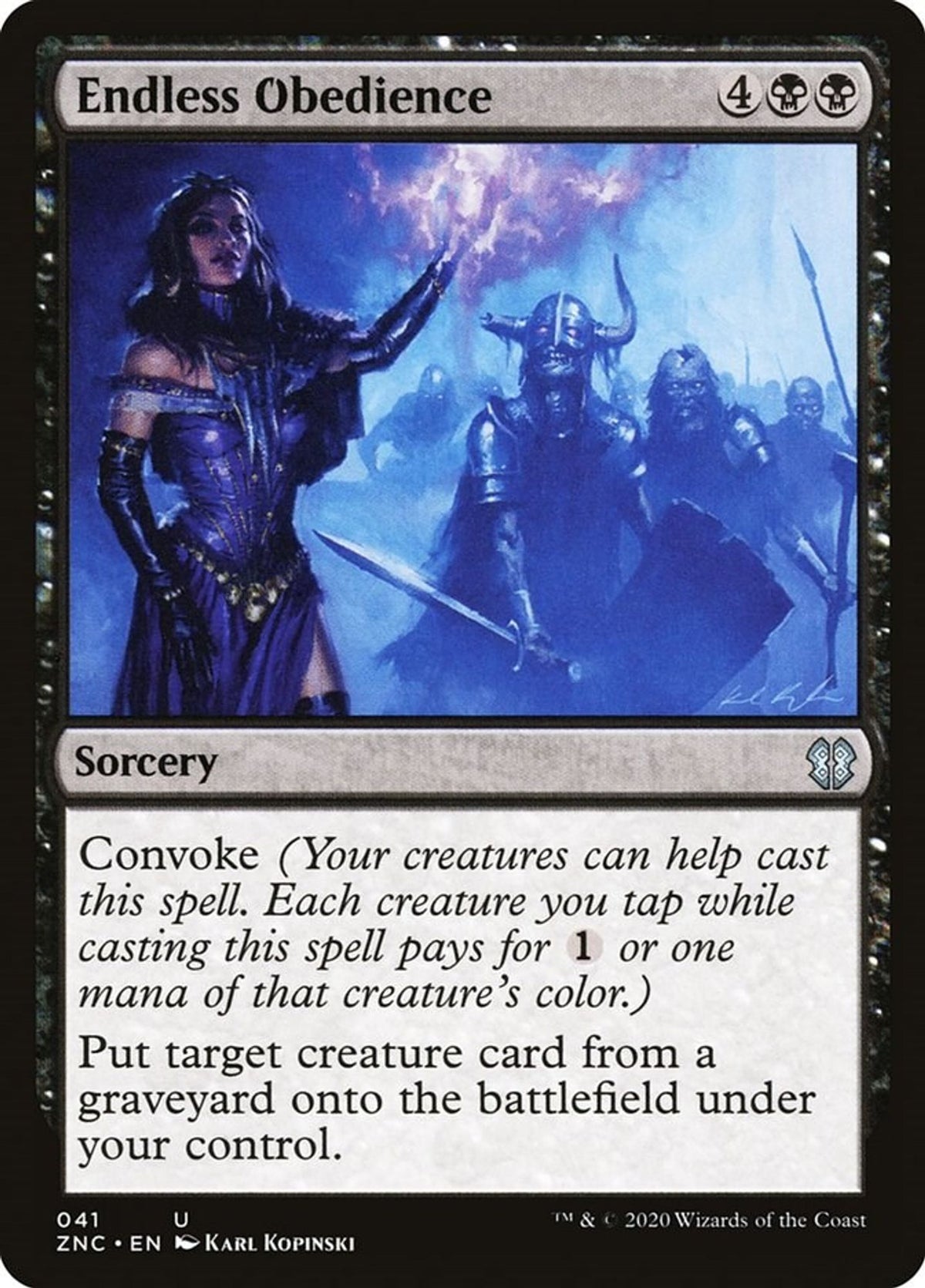 Endless Obedience - Commander: Zendikar Rising
