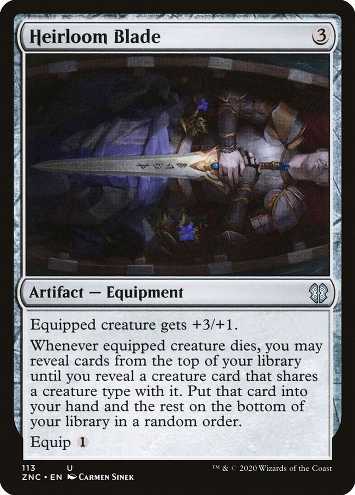 Heirloom Blade - Commander: Zendikar Rising