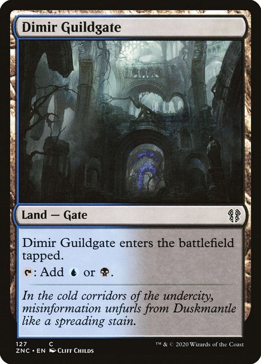 Dimir Guildgate - Commander: Zendikar Rising