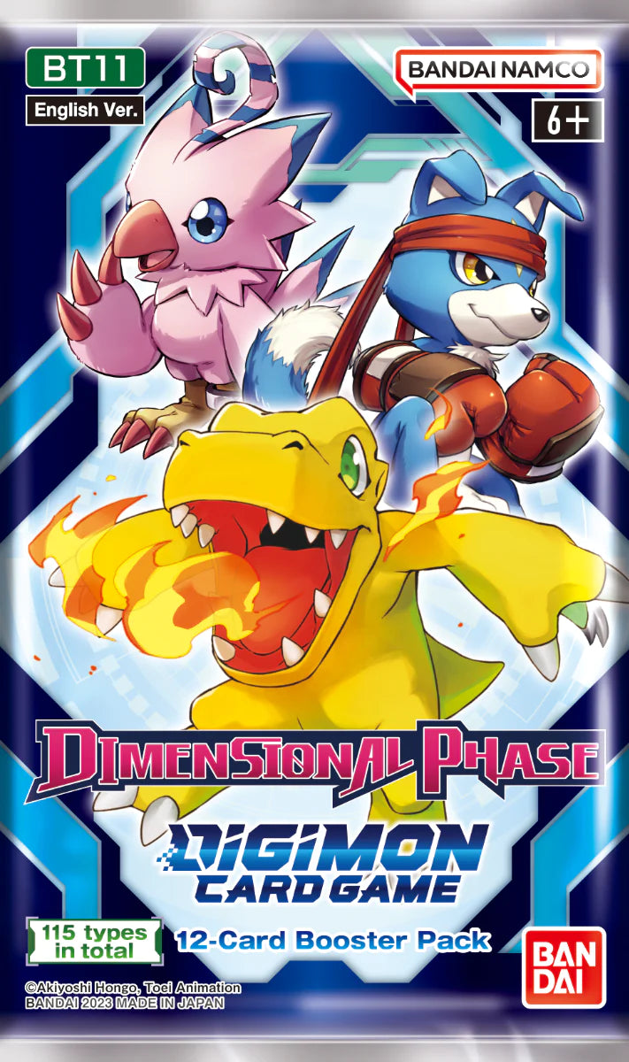 Digimon Card Game Dimensional Phase BT11 Booster Pack