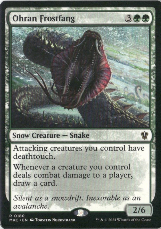 Scan Image | Ohran Frostfang - Commander: Murders at Karlov Manor | [5C0963C2]