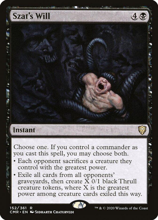 Szat's Will - Commander Legends