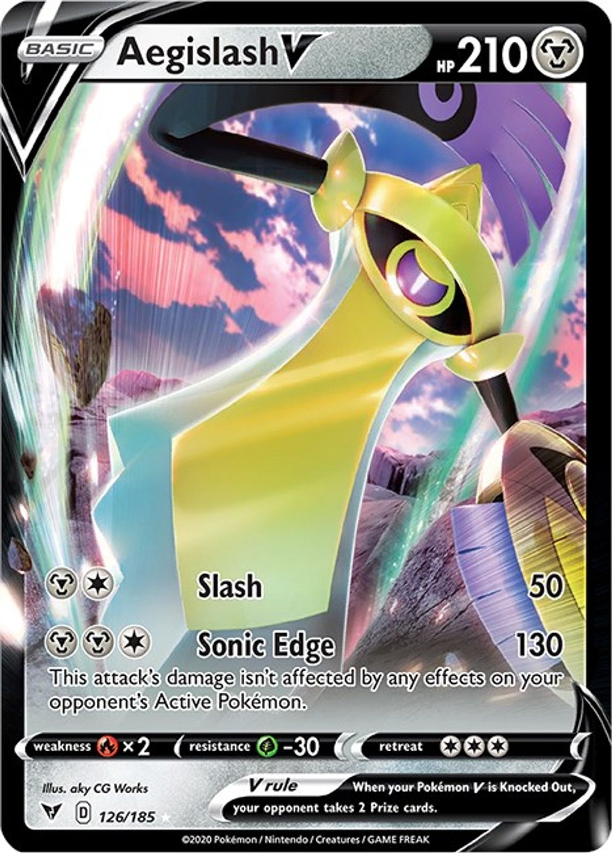 Aegislash V - SWSH04: Vivid Voltage