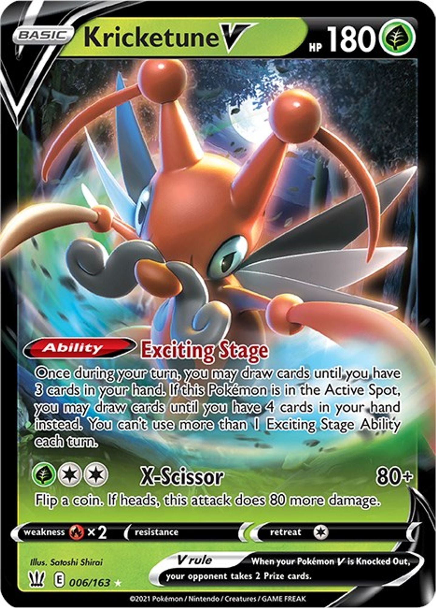 Kricketune V - SWSH05: Battle Styles