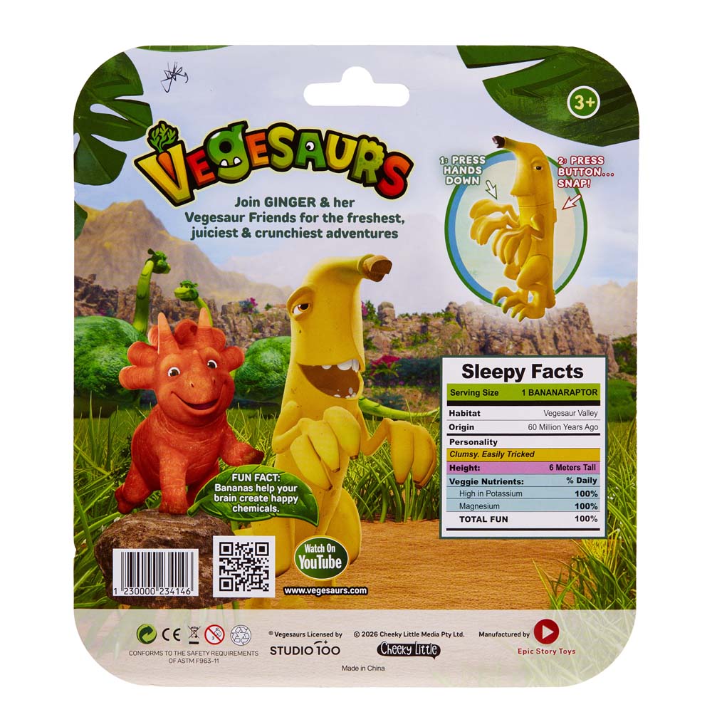 Vegesaurs 3" Posable Figures