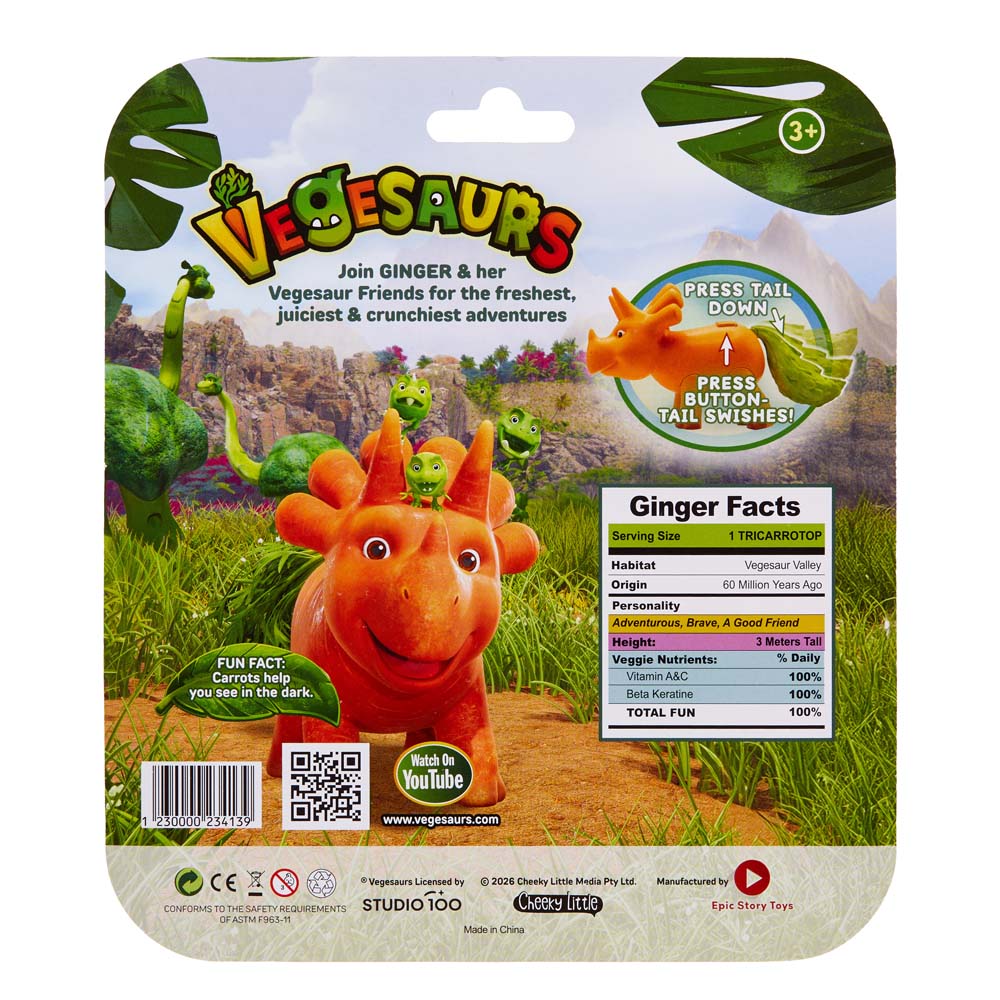 Vegesaurs 3" Posable Figures