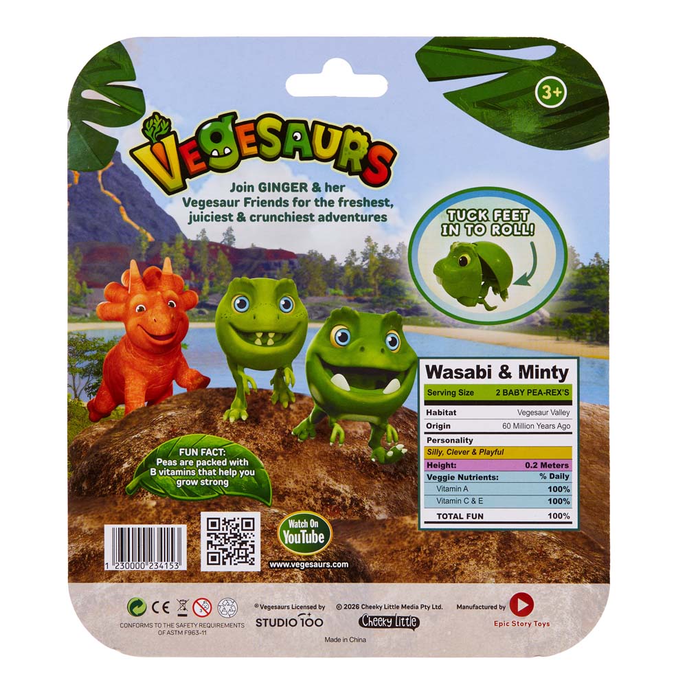 Vegesaurs 3" Posable Figures