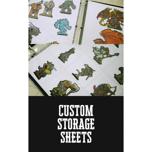 GTG Minis: Custom Storage Sheets