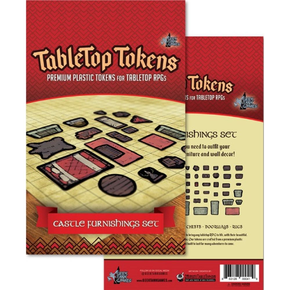 GTG Minis: Tabletop Tokens Castle Furniture Set