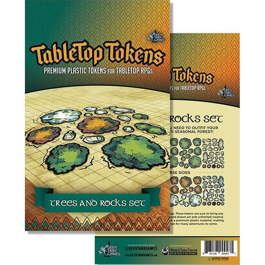 GTG Minis: Tabletop Tokens Trees and Rocks Set
