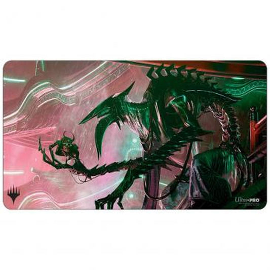 Ultra Pro: UP19276 Kamigawa Neon Dynasty Playmat V6 featuring Jin-Gitaxias - Progress Tyrant