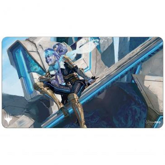 Ultra Pro: UP19269 Kamigawa Neon Dynasty Playmat A featuring Kotori - Pilot Prodigy