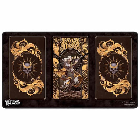 Ultra Pro: UP38065 Deck of Many Things Black Stitched Playmat Featuring Alternate Cover Artwork D&D