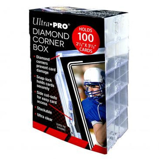 Ultra Pro: UP85551 Diamond Corner 100 Count Card Box (10 ct retail pack)