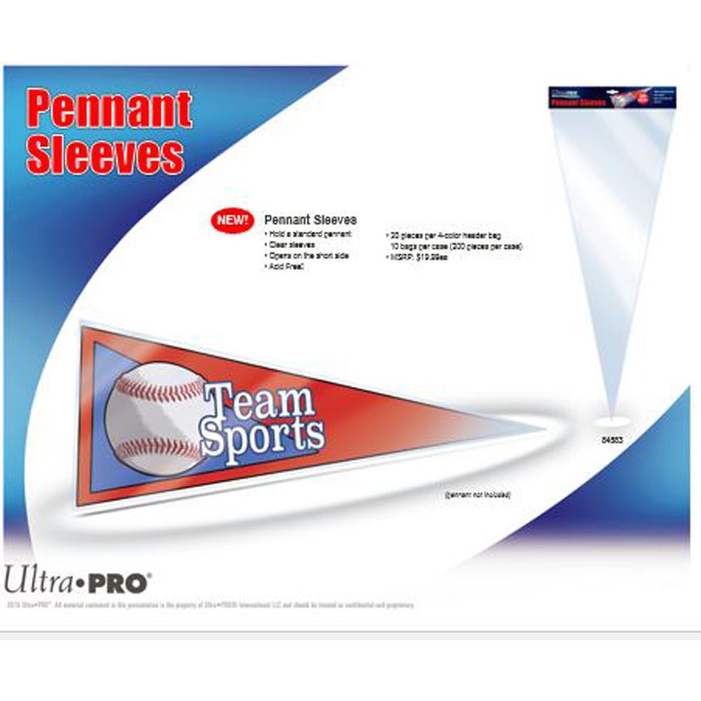 Ultra Pro: UP84583 Pennant Sleeve - 20 count