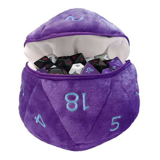 Ultra Pro: UP19862 Phandelver Campaign D20 Plush Dice Bag "Royal Purple and Sky Blue" for D&D