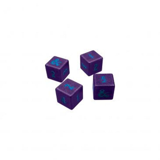 Ultra Pro: UP19859 Phandelver Campaign 4D6 Heavy Metal Dice "Royal Purple and Sky Blue" for D&D